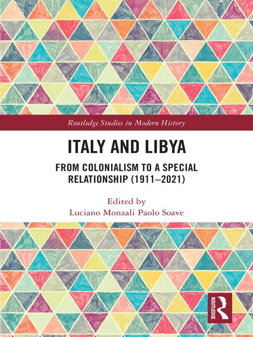 Title details for Italy and Libya by Luciano Monzali - Available